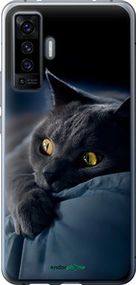Чохол на Vivo X50 Димчастий кіт "825u-1955-2448"