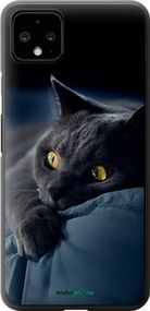 Чохол на Google Pixel 4 XL Димчастий кіт "825u-1754-2448"