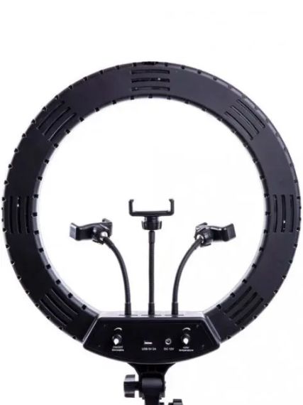 Кольцевая лампа для фото и видео с держателем для телефона RL-21 54 см | Зображення 3