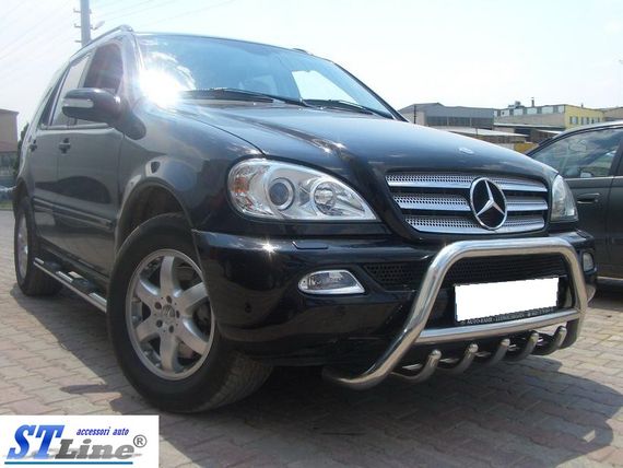 Кенгурятник (нерж.) для Mercedes ML W163 | Зображення 4