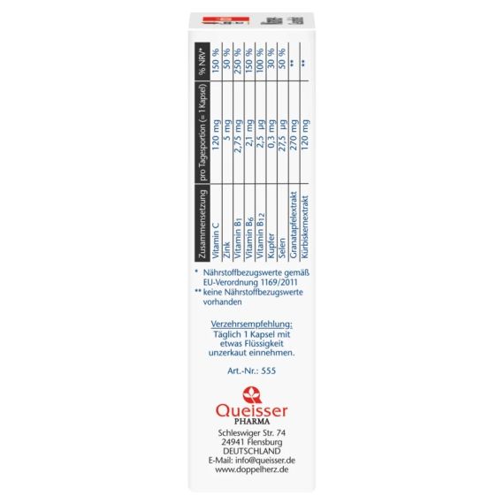 Комплекс Доппельгерц "Здоровье мужчины: тестостерон + иммунная система" Doppelherz aktiv Männer-Gesundheit | Зображення 1