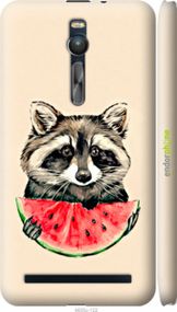 Чохол на Asus Zenfone 2 ZE551ML Єнотик з кавуном "4605m-122-2448"