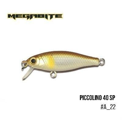 Воблер Megabite  Piccolino 40 SP (40 мм, 2,6 гр, 0,3 m) (A_22)