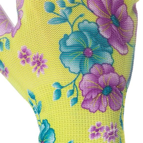 Рукавички садові з поліуретановим покриттям 8" зелені INTERTOOL SP-01611 | Зображення 2