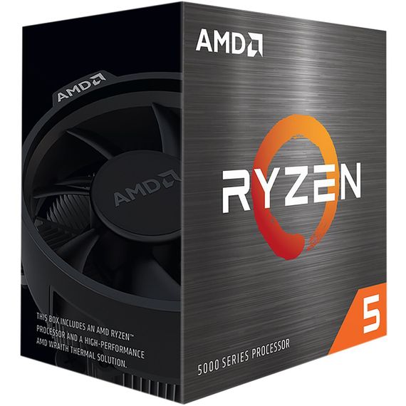 Центральний процесор AMD Ryzen 5 5500 6C/12T 3.6/4.2GHz Boost 16Mb AM4 65W Wraith Stealth cooler Box (100-100000457BOX) | Зображення 1