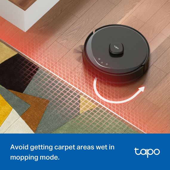 Робот-пылесос TP-LINK TAPO RV 30 MAX LIDAR с поддержкой влажной уборки TAPO-RV30-MAX | Зображення 8