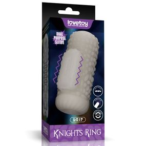 Насадка на член/мастурбатор - Knights Ring Vibrating Dual Purpose Sleeve-Drip