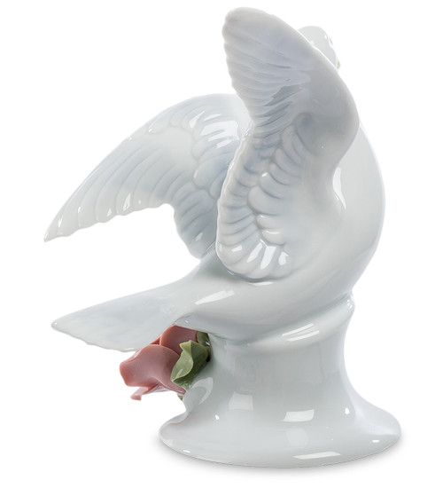 Порцелянова статуетка Dove & Roses 16 см | Зображення 1