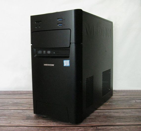 Ігровий ПК Medion Akoya P5360 Tower / Intel Core i5-6402P (4 ядра по 2.8 - 3.4 GHz) / 16 GB DDR4 / 128 GB SSD M.2 + 1000 GB HDD / AMD Radeon RX 460, 2 GB GDDR5, 128-bit / Win 10 Home + Кабель живлення б/в | Зображення 4