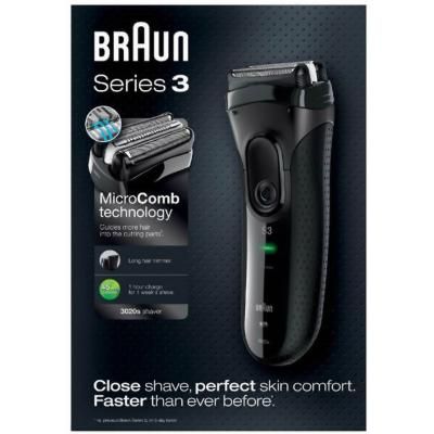 Електробритва Braun Series 3 3020 Black | Зображення 4