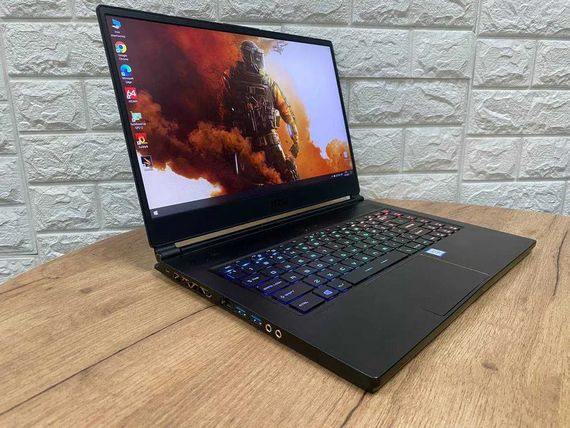 Ноутбук MSI GS65 Stealth 15.6"FHD/IPS/144Hz/i7 8750H/16/SSD512/GTX1070MaxQ-8Gb | Зображення 1