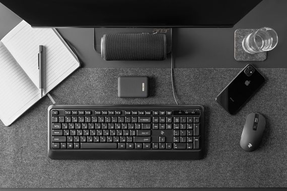 Клавіатура 2Е KS130 USB Black (2E-KS130UB) | Зображення 1