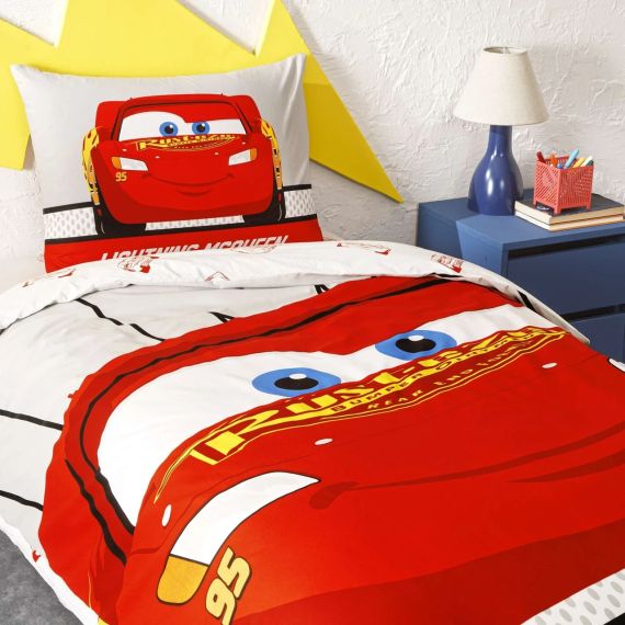 Постельное белье TAC Disney 160×220 см Cars Lightning | Зображення 1