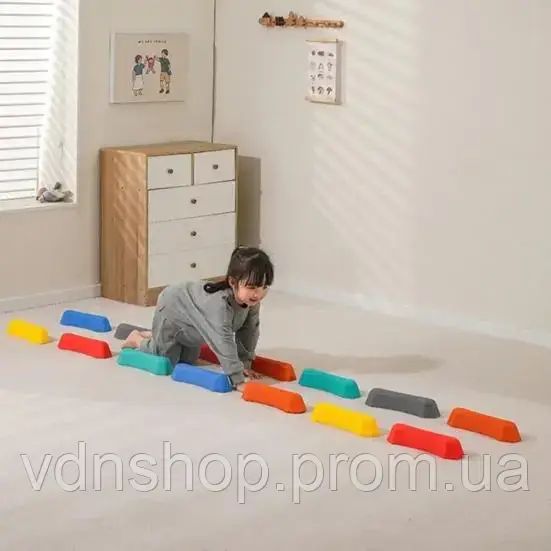 Балансировочная дорожка для детей / 6 мостов шагового баланса | Зображення 5