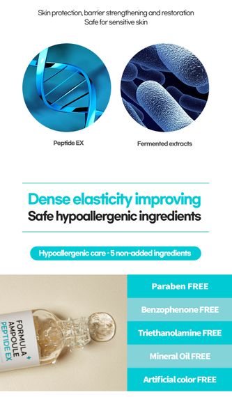Сироватка для обличчя Esthetic House Formula+ Ampoule Peptide EX (55 ml) | Зображення 4