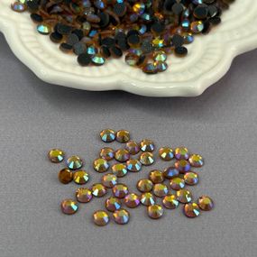 10г- Термоклеевые стразы (dmc Китай) SS16 (4мм) - Crystal розовый AB