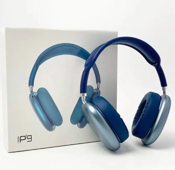 Навушники Bluetooth Macaron P9 (Срібло, синій, зелений, чорний) | Зображення 1