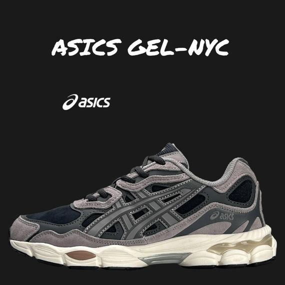 Мужские кроссовки  ASICS Gel-NYC Black Grey Beige весна / осень A3495 44 28 | Зображення 2
