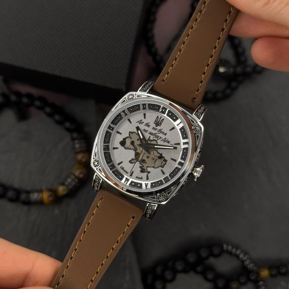 Жіночий годинник Awarder 021 Де би не була Silver-Silver-Brown | Зображення 6