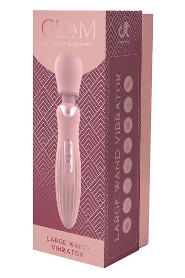 Вибратор микрофон Dream Toys Glam Wand Large, розовый Sex Aura | Зображення 4