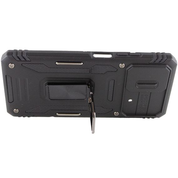 Ударостійкий чохол Camshield Army Ring для Xiaomi Poco X5 5G / Note 12 5G Силікон, Чорний / Black | Зображення 4