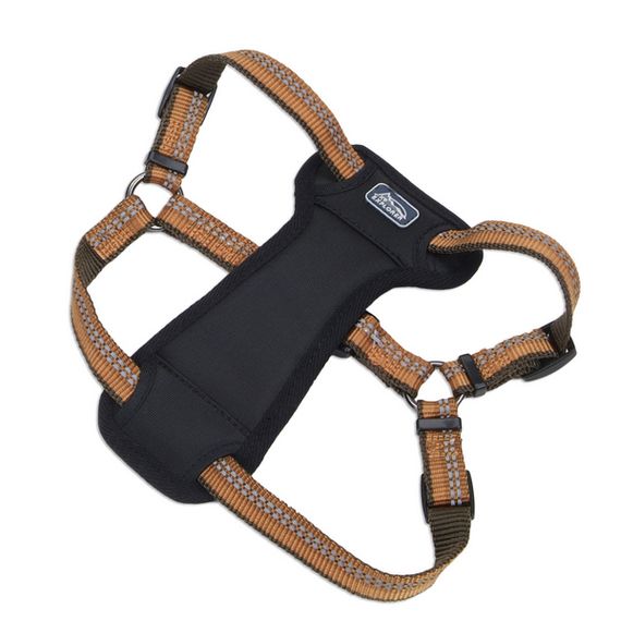 Шлей для собак світловідбивна Coastal K9 Explorer Harness, 30-45 см, коричневий