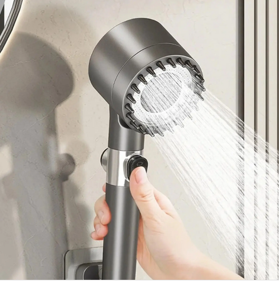 Інноваційна лійка для душу Massage filter shower ∙ Масажна насадка з силіконовими шипами ∙ 3 режими | Зображення 1