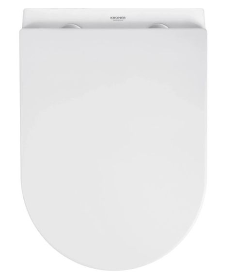 Унітаз підвісний безобідковий Kroner Armada WHI513636 RIMLESS з сидінням Slim Duroplast / Soft-close / Quick relase (KA513636WHIR) (CV029610) | Зображення 6