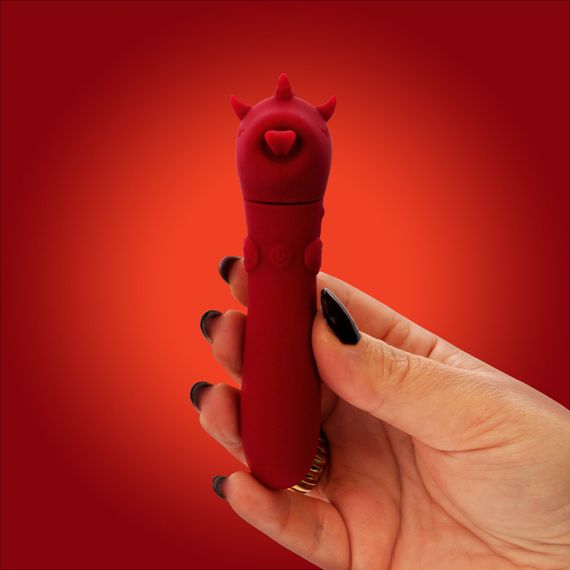 Вібратор-єдиноріжка Unihorn USB Bullet – Blaze Diablo віброкуля, USB-зарядка, 10 режимів | Зображення 6