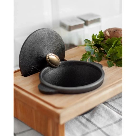 Каструля Brizoll HoReCa чавунна з підставкою 0.3 л (H03-D) | Зображення 2