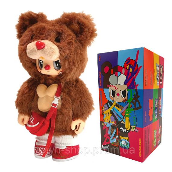 Коллекционная игрушка POP TOP Rebel Bear серии Find A Bag - Кул бой