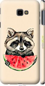 Чохол на Samsung Galaxy J4 Plus 2018 Єнотик з кавуном "4605m-1594-2448"