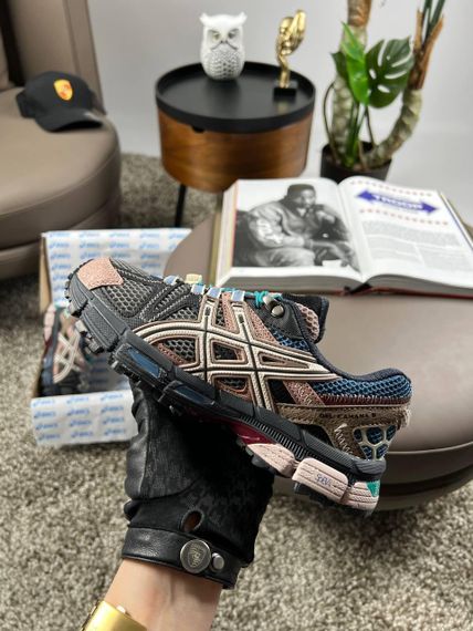 Кросівки ASICS Gel-Kahana 8 Navy Grey Pink / асікс кахана 8 текстиль  , В'єтнам 39 24.5 см