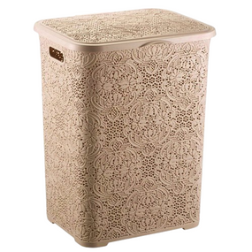 Кошик для білизни 42л 38,5*32,5*50см бежевий Lace ELIF
