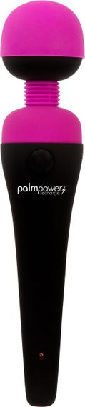 Вібромасажер PalmPower Recharge Pink, перезаряджуваний, гнучка головка, тревел-замок Sex Aura