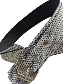 Витончений нашийник із високоякісної натуральної шкіри в кольорі мітпл Sex Aura