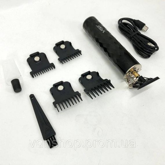 Електрична машинка тример для волосся і бороди VGR, Бездротові машинки для стрижки легкі HZ-98 | Зображення 5