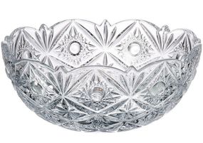 Фруктовница конфетница стеклянная Bohemia Miranda Nova 22 см блюдо для фруктов 69001/99018/220