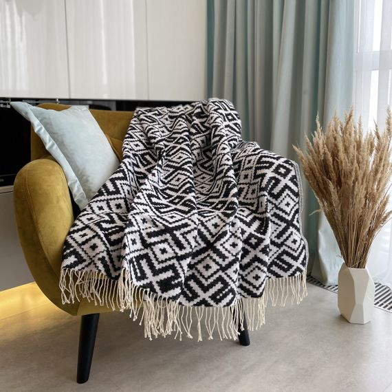 Плед SoundSleep Код Незламної Нації бавовняний 140х200 см сіро-синій (94066012) | Зображення 6