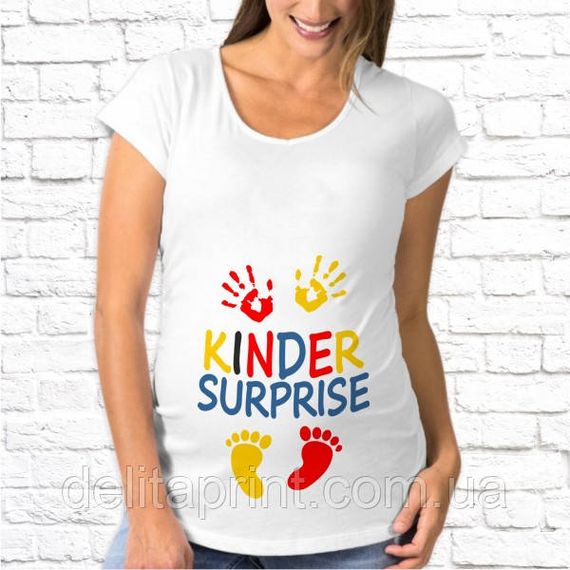 Футболка для вагітних "Kinder Surprise"
