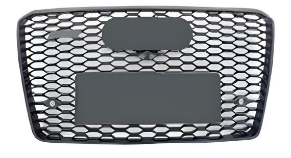 Передня решітка RS-Style (2014-2018, чорна) для Ауди A8 рр