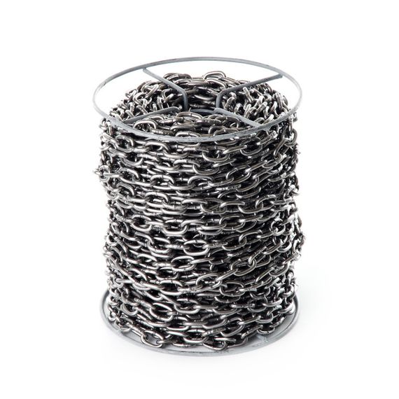 Цепь короткозвенная без покрытия 3мм DIN 5685А (бухта кратно 100м) APRO