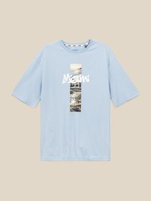 Футболка з принтом чоловіча LAWA P-MB02380 2XL Блакитний shop (2000999620683)