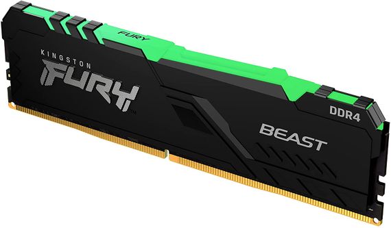 Пам&#039;ять ПК Kingston DDR4 32GB 3600 FURY Beast RGB KF436C18BB2A/32 | Зображення 8