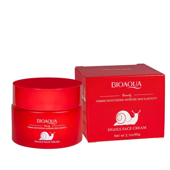 Крем для обличчя Bioaqua Snails Face Cream з муцином равлика, 50 мл
