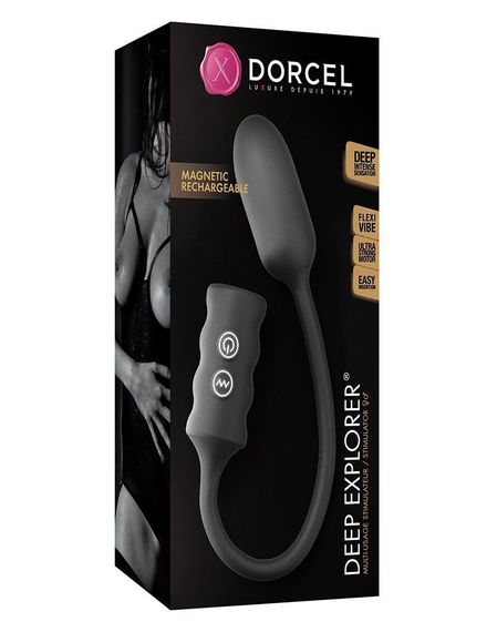 Виброяйцо Dorcel Deep Explorer, подходит для вагинальной и анальной стимуляции, мощное | Зображення 5