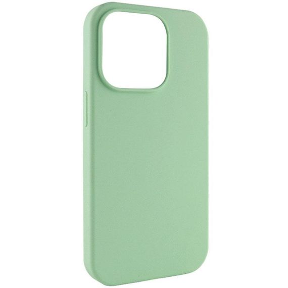 Чохол Silicone Case Full Protective (AA) NO LOGO для Apple iPhone 16 Pro Max (6.9") Зелений / Pistachio | Зображення 5