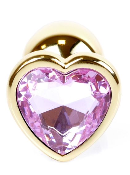 Анальний затор Boss Series - Jewellery Gold Heart PLUG Rose S, BS6400036 sexstyle | Зображення 2