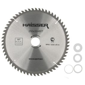 Диск пильний по дереву - 250х32 60 зуб. Haisser