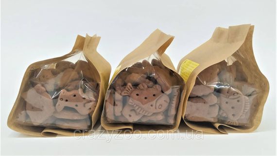 Печенье для собак EcoFood Dog фигурные крокеты шоколадные, 150 г | Зображення 3